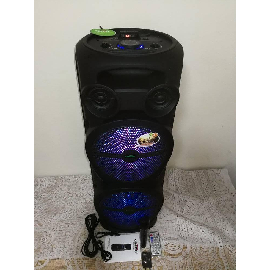 Parlante con Bluetooth y Micrófono  8P USB AUX 3