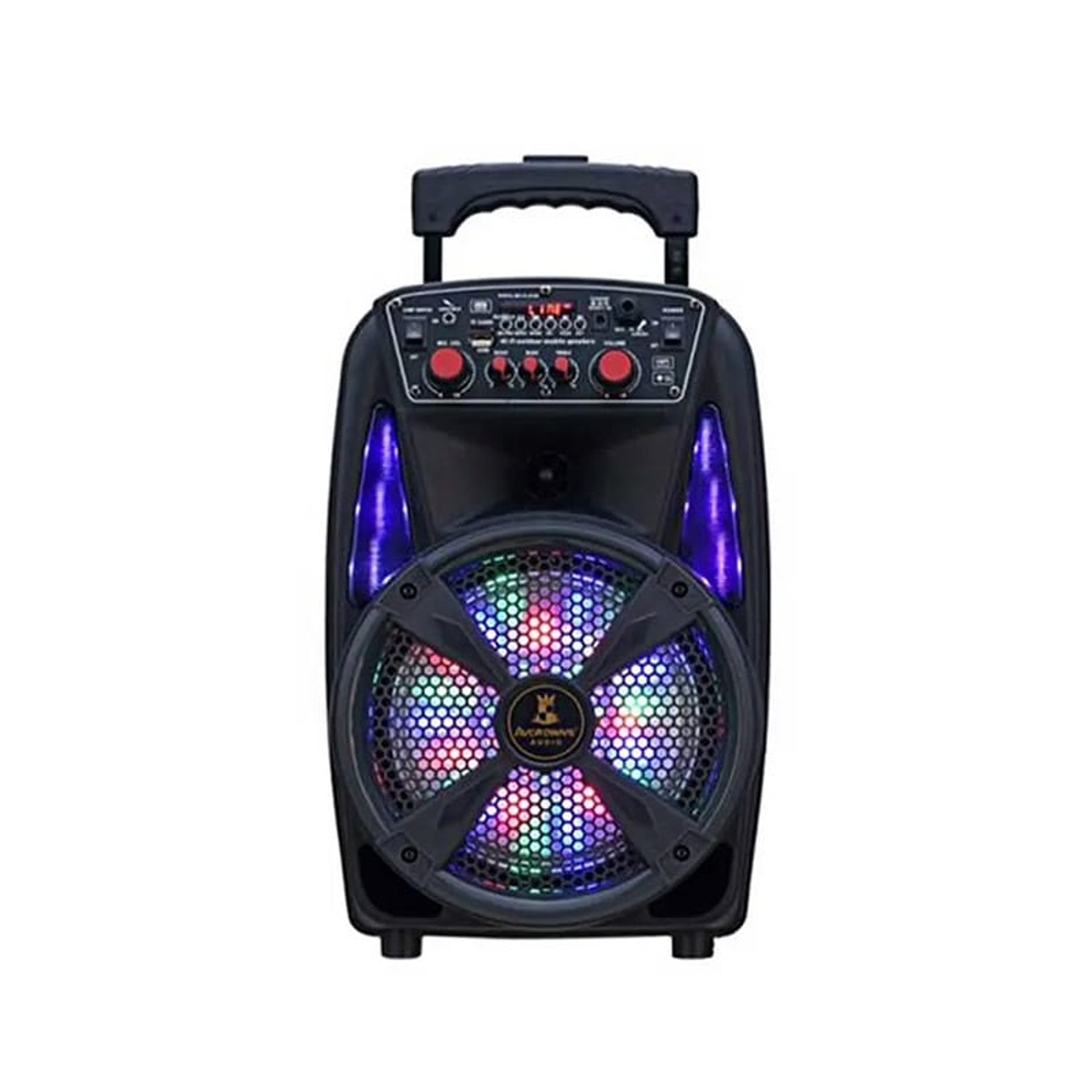 Parlante con Bluetooth 8 pulgadas profesional Con Luces Led  1