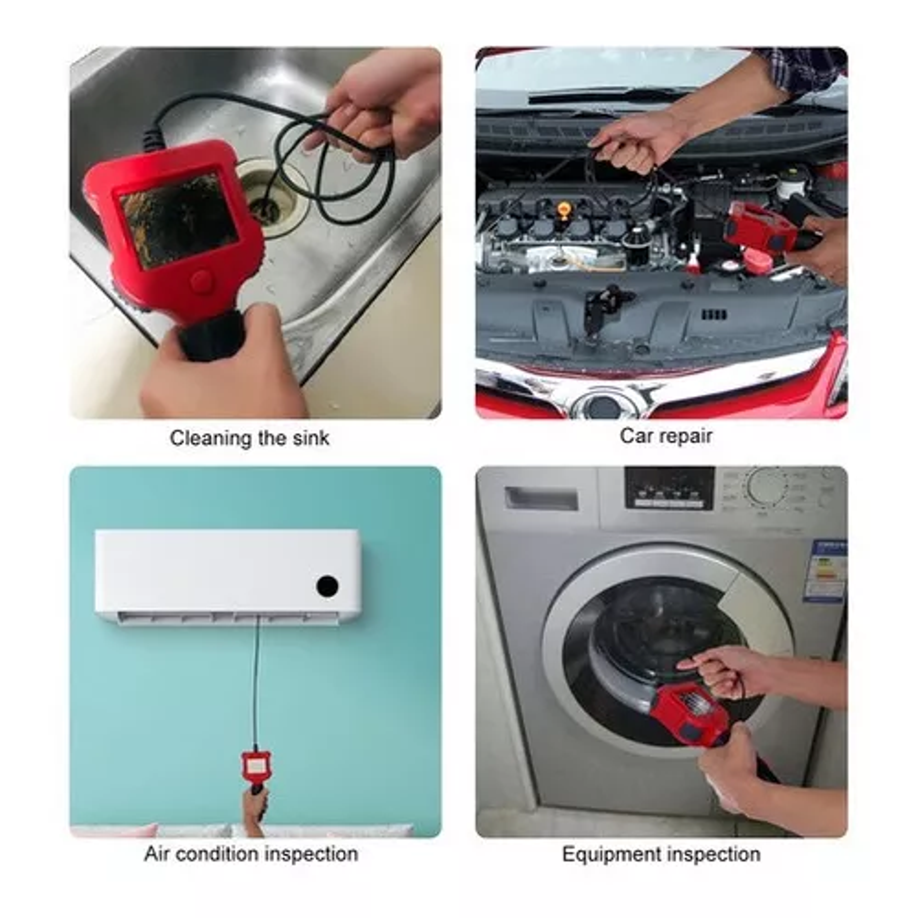 Cámara De Inspección De Pantalla Endoscopio Industrial  2