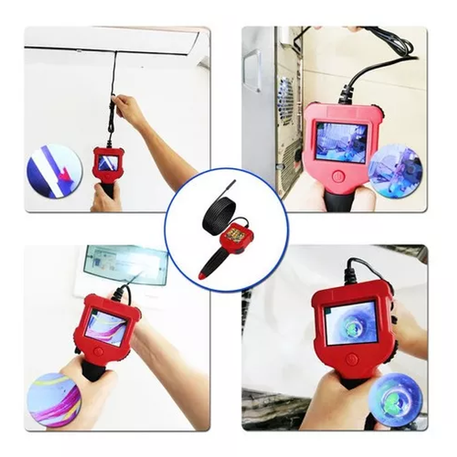 Cámara De Inspección De Pantalla Endoscopio Industrial  5