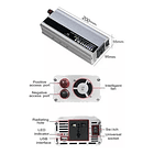 Inversor Voltaje 1500w Corriente 12v A 220v Auto 2