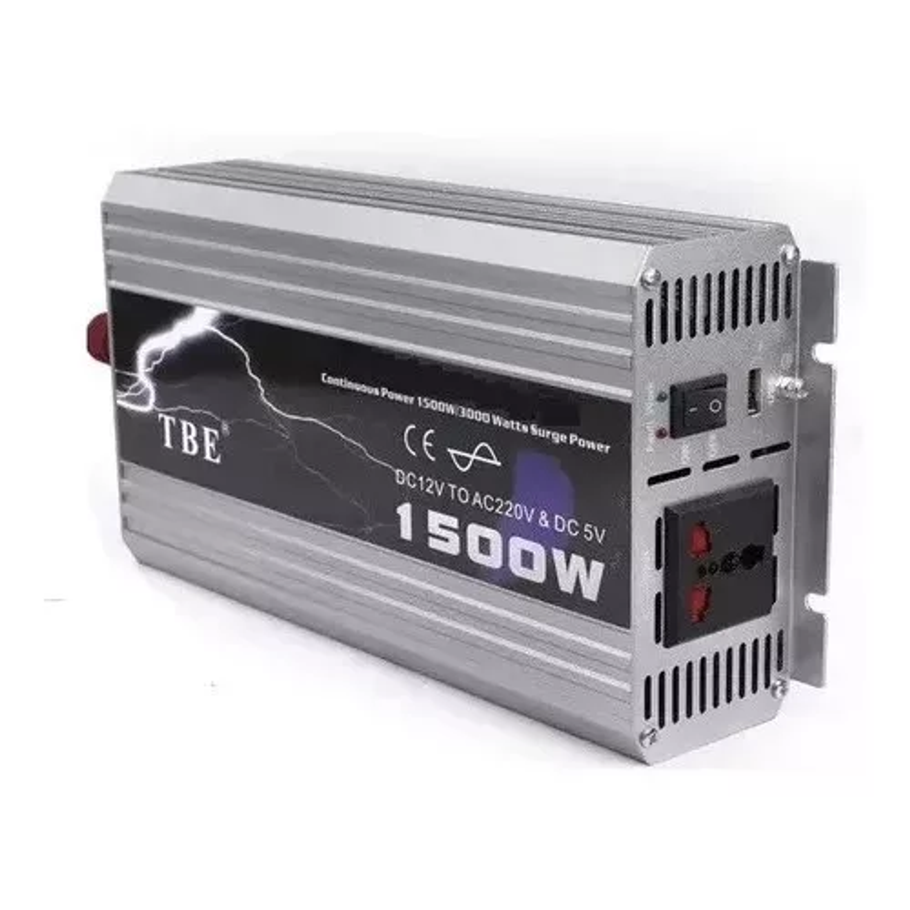 Inversor Voltaje 1500w Corriente 12v A 220v Auto 1