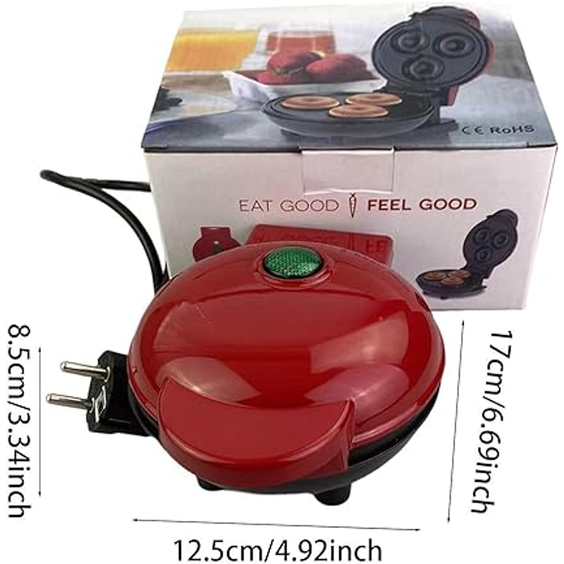 Maquina Para Mini Donas Postres Donuts Antiadherente 3 Donas 3