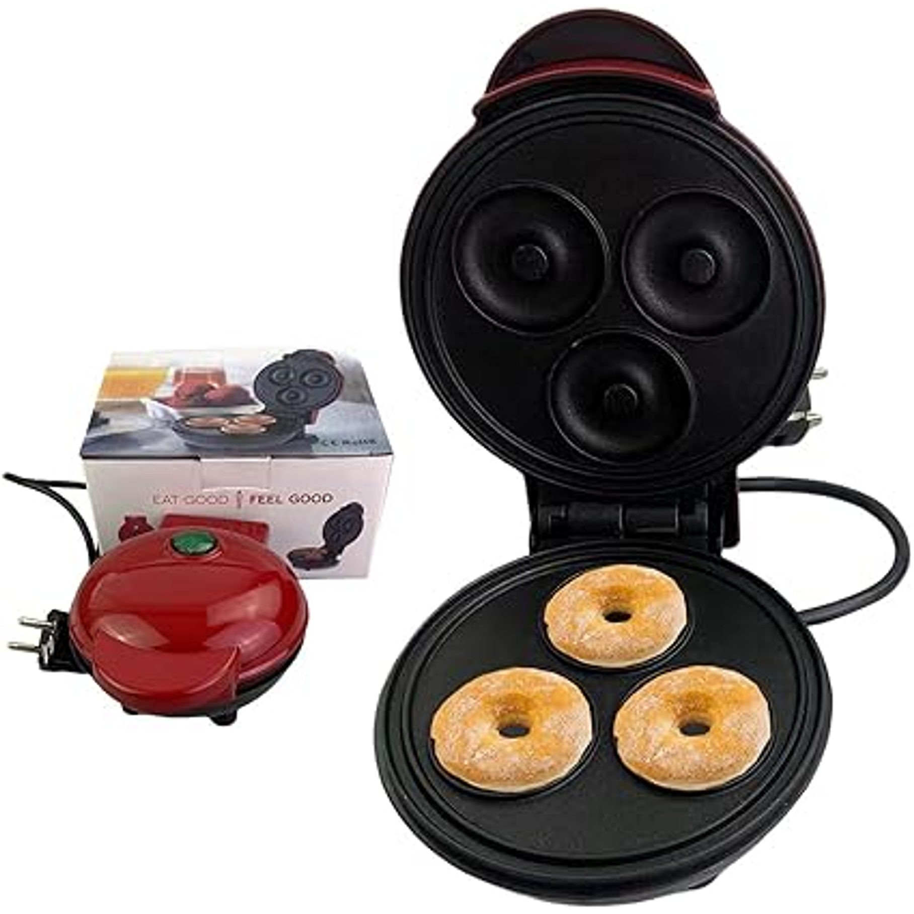 Maquina Para Mini Donas Postres Donuts Antiadherente 3 Donas 1