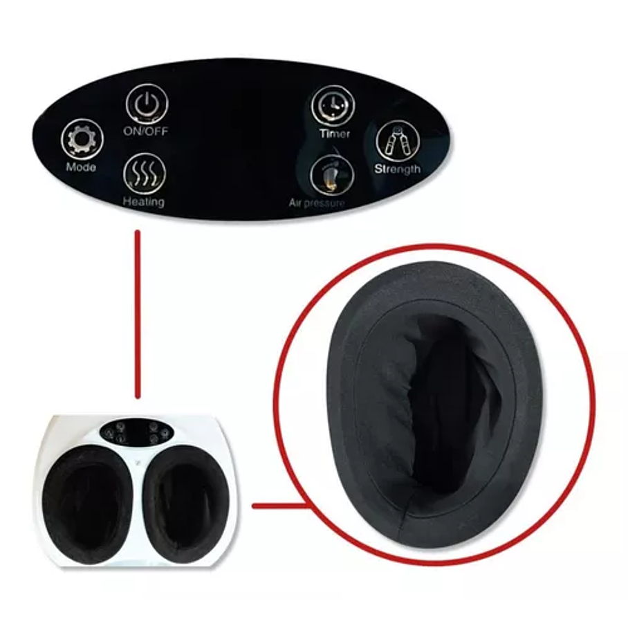 MASAJEADOR PARA PIES ELECTRICO RELAJACIÓN MUSCULAR 6