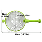 Centrifugador Escurridor Cesta Colador Verdura Fruta Cocina Color Ab - Miniatura 3