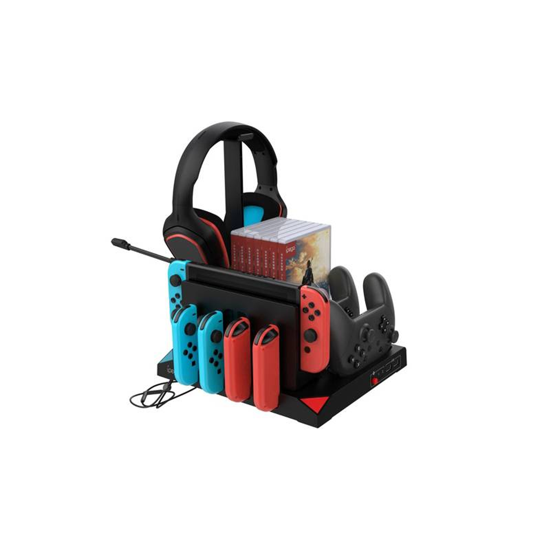 Soporte Adaptador Vertical Nintendo Switch Accesorios 9 en 1 1