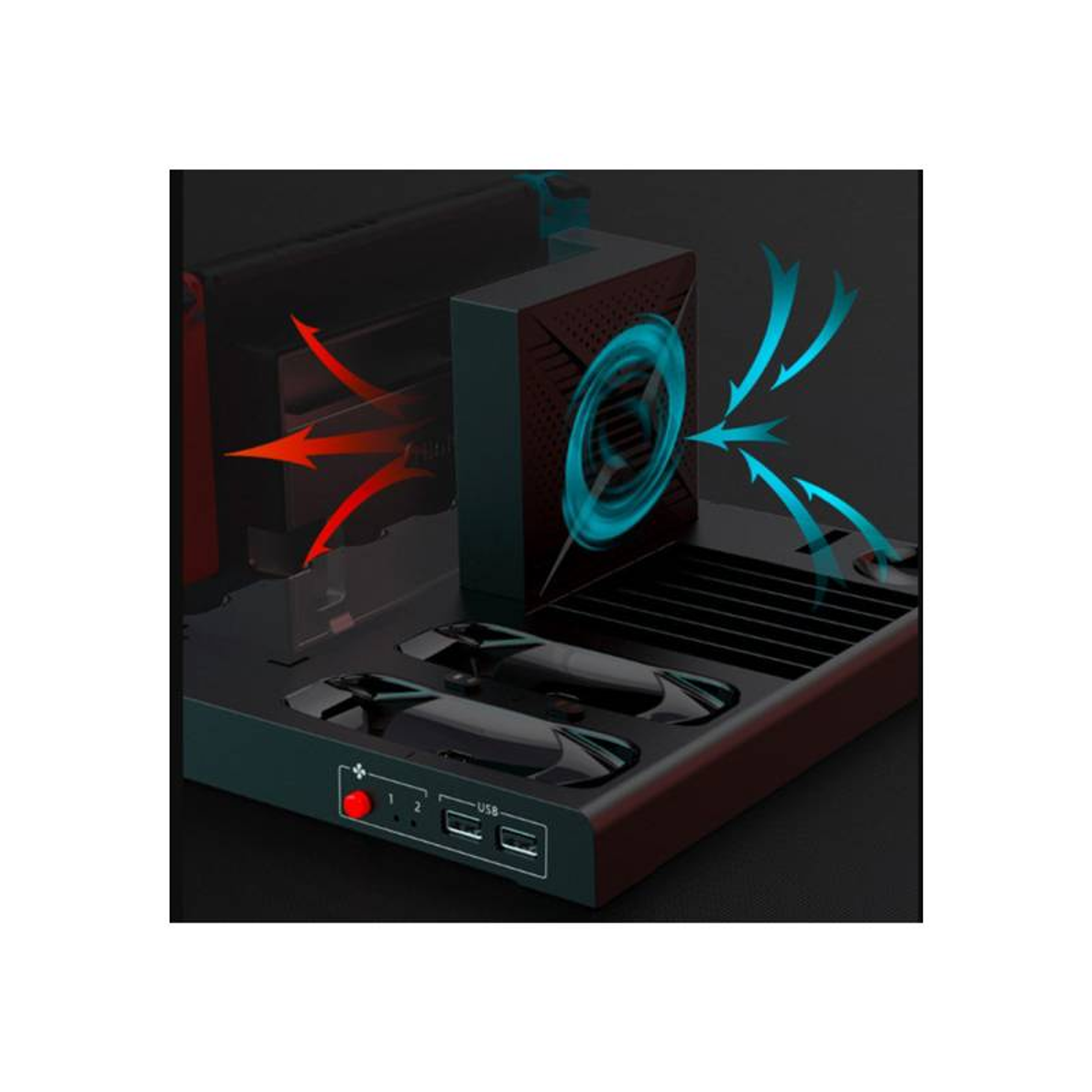 Soporte Adaptador Vertical Nintendo Switch Accesorios 9 en 1 5