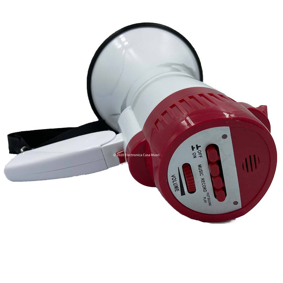 Megáfono Portátil 25w Alto Parlante 400m a Pilas 3