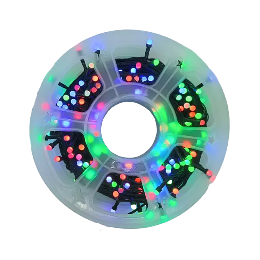 Guirnalda Led En Rollo 50 Metros Colores Navidad Fiestas Decoración  1