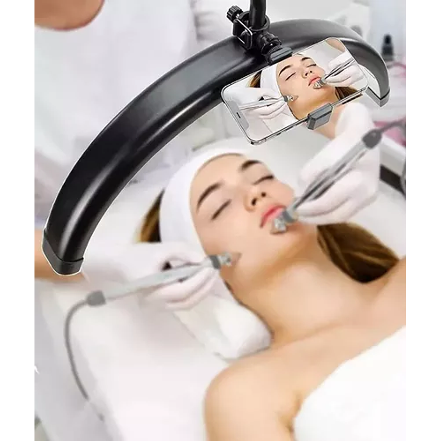 Lampara Led Media Luna Estética Para Pestañas Cejas Cutis 7