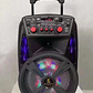 Parlante con Bluetooth 8 pulgadas profesional Con Luces Led  - Miniatura 4