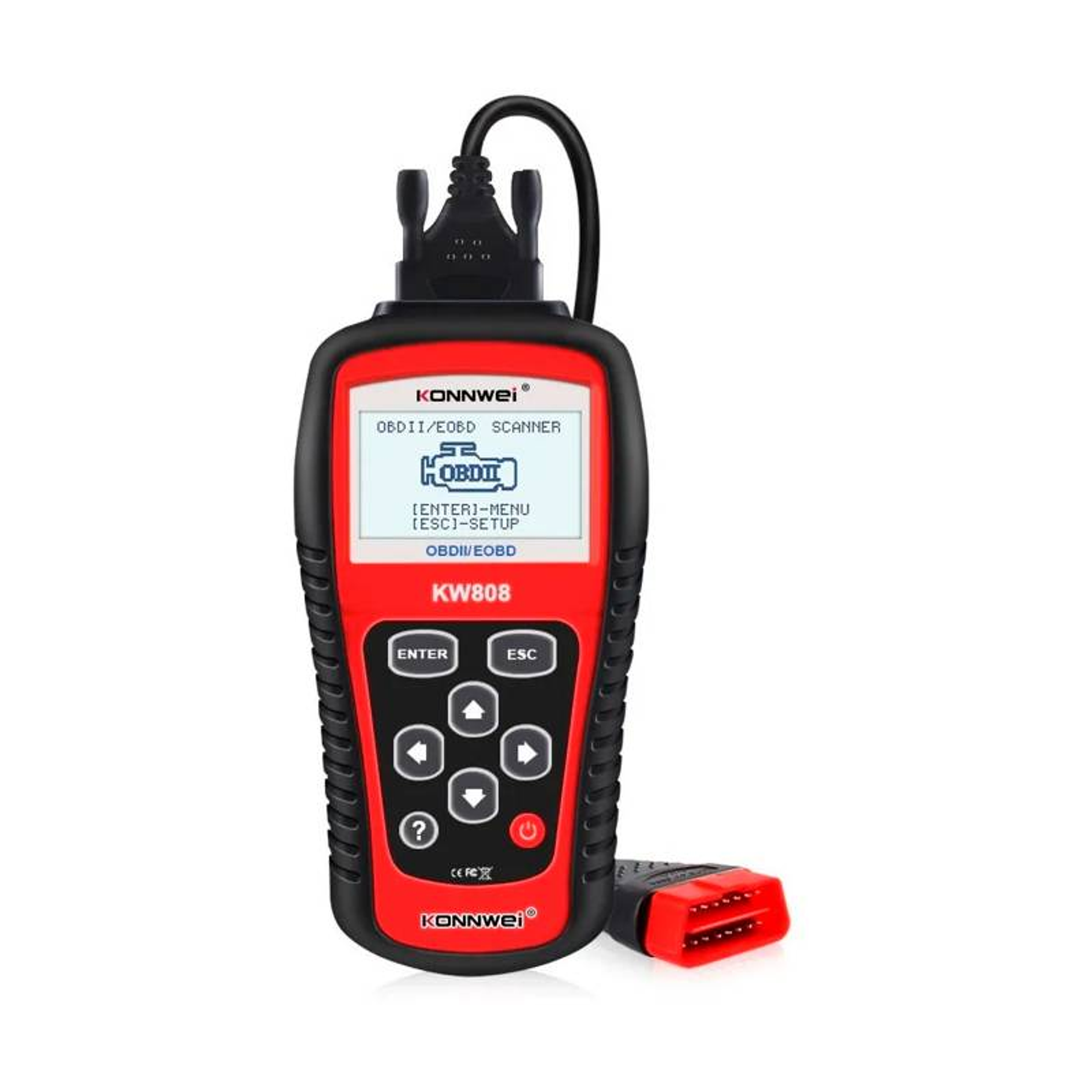 Escaner Scanner Auto Automotriz Obd2 Obdii Konnwei Kw808 2