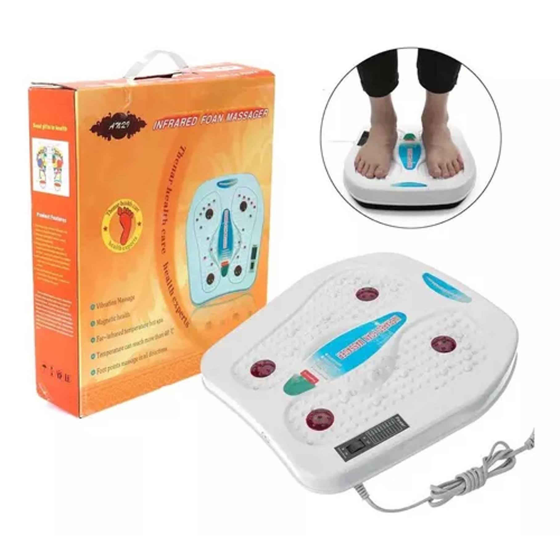 Masajeador Inteligente De Pies Alivia La Fatiga Termoterapia 1