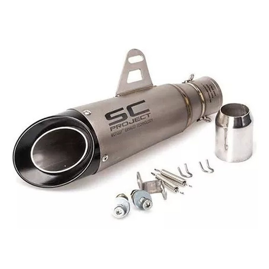 Tubo de escape Universal para Motocicleta, Silenciador Modificado para Moto 2