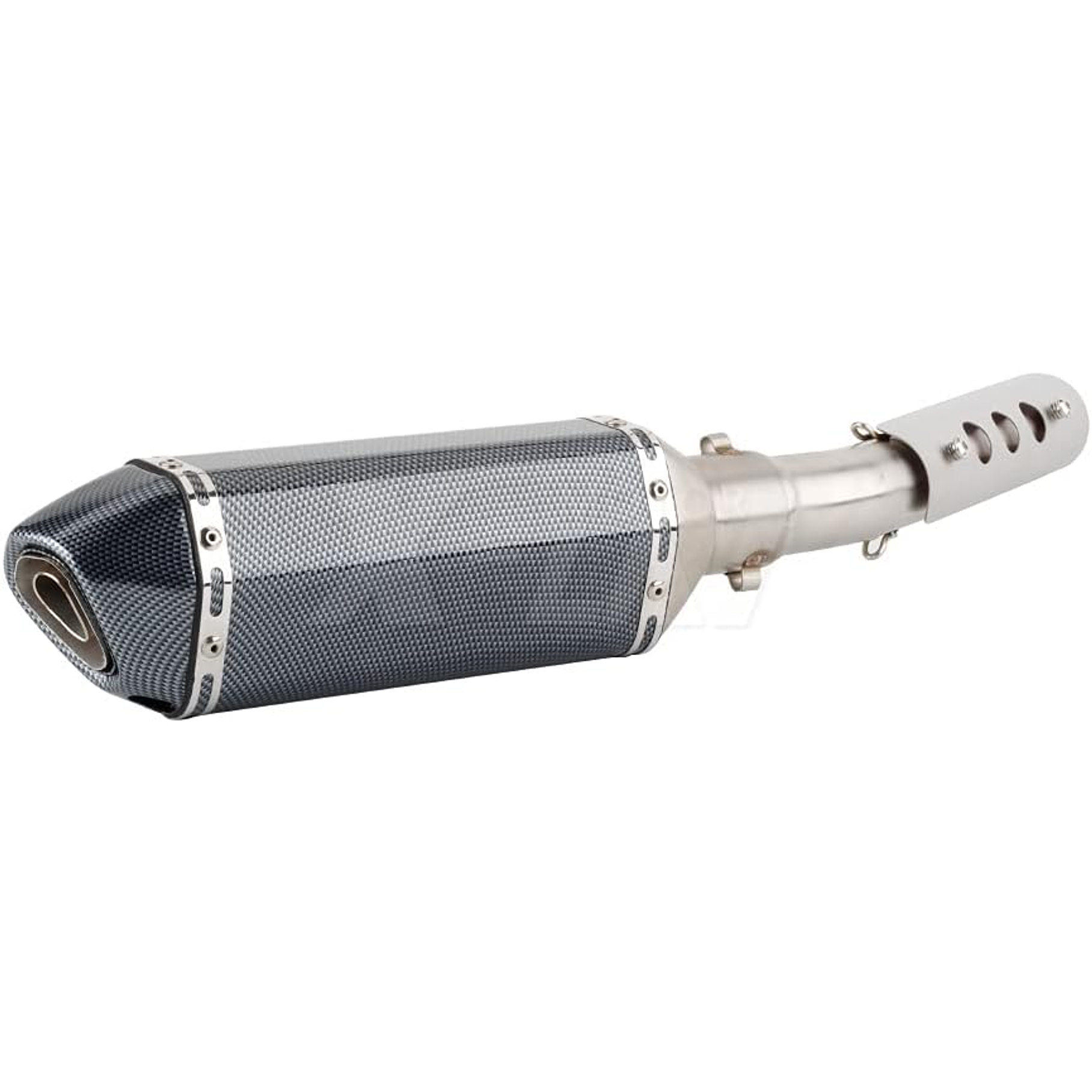 Tubo De Escape 36-51mm Tubo De Escape De Motocicleta Silenciador Modificado  4