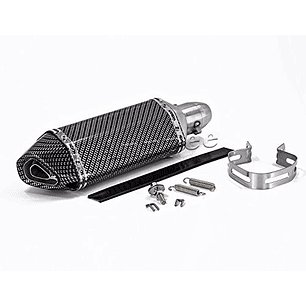 Tubo De Escape 36-51mm Tubo De Escape De Motocicleta Silenciador Modificado 