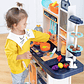 Cocina Juguete Para Niños 65 Piezas Luces Sonidos Infantil - Miniatura 2
