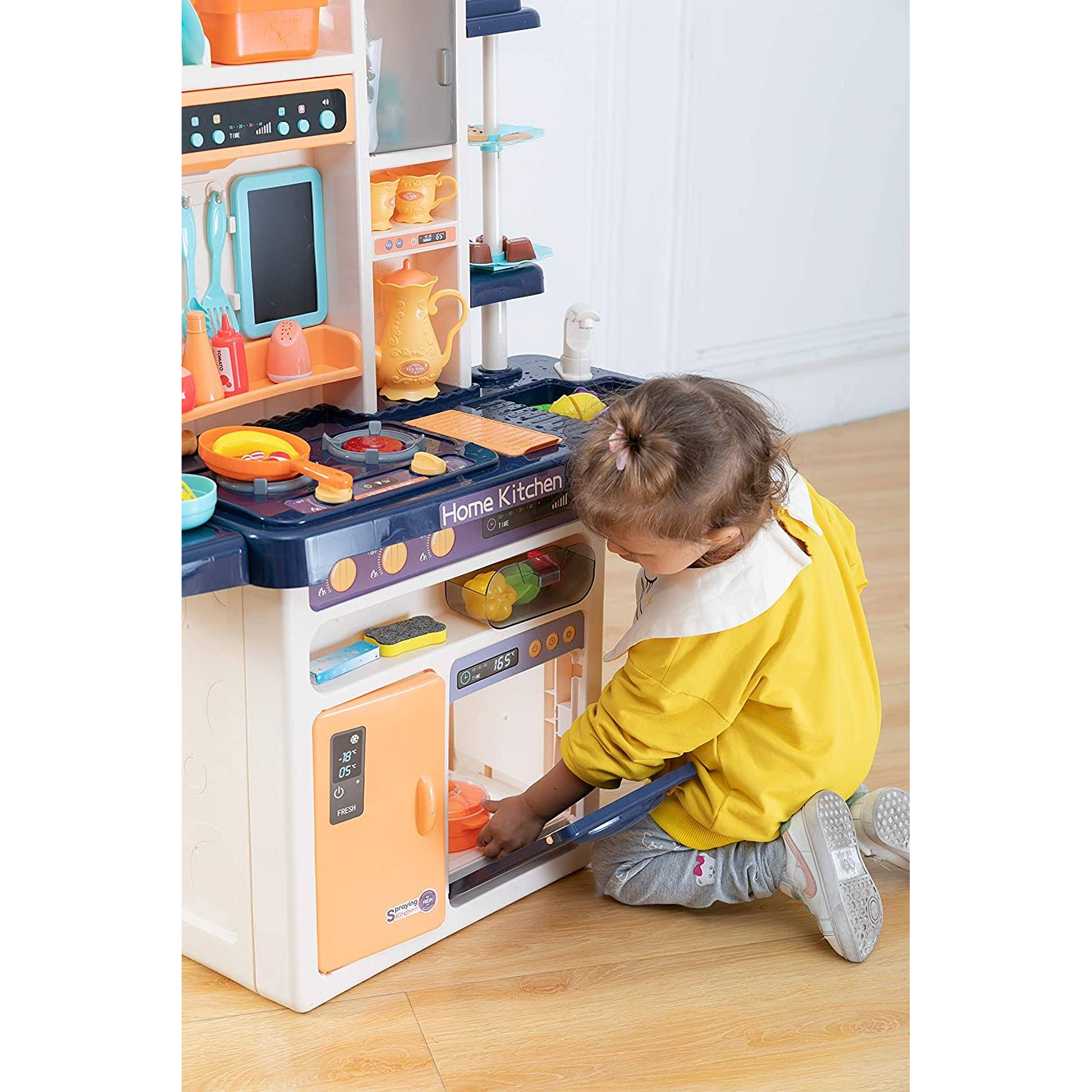 Cocina Juguete Para Niños 65 Piezas Luces Sonidos Infantil 4