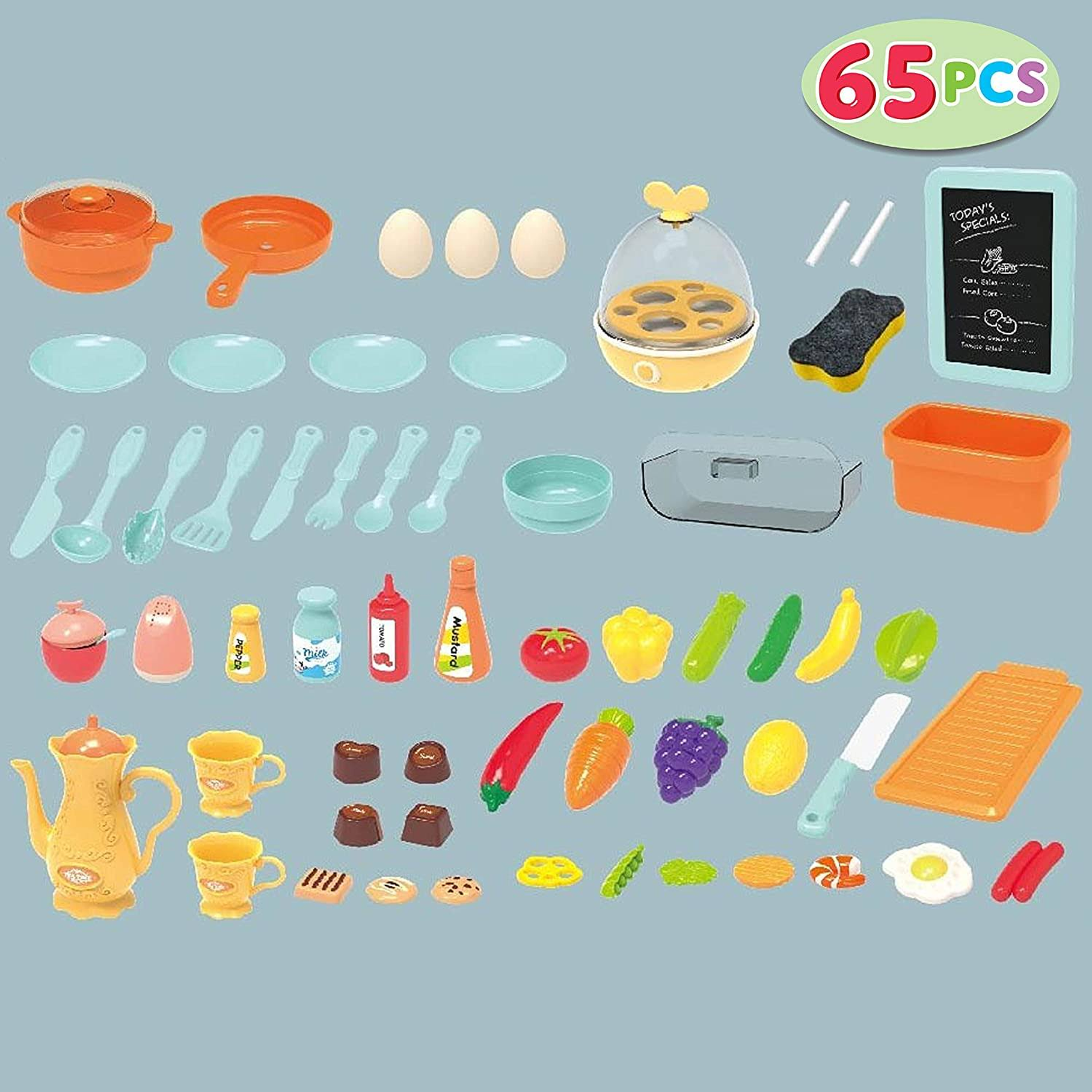Cocina Juguete Para Niños 65 Piezas Luces Sonidos Infantil 7
