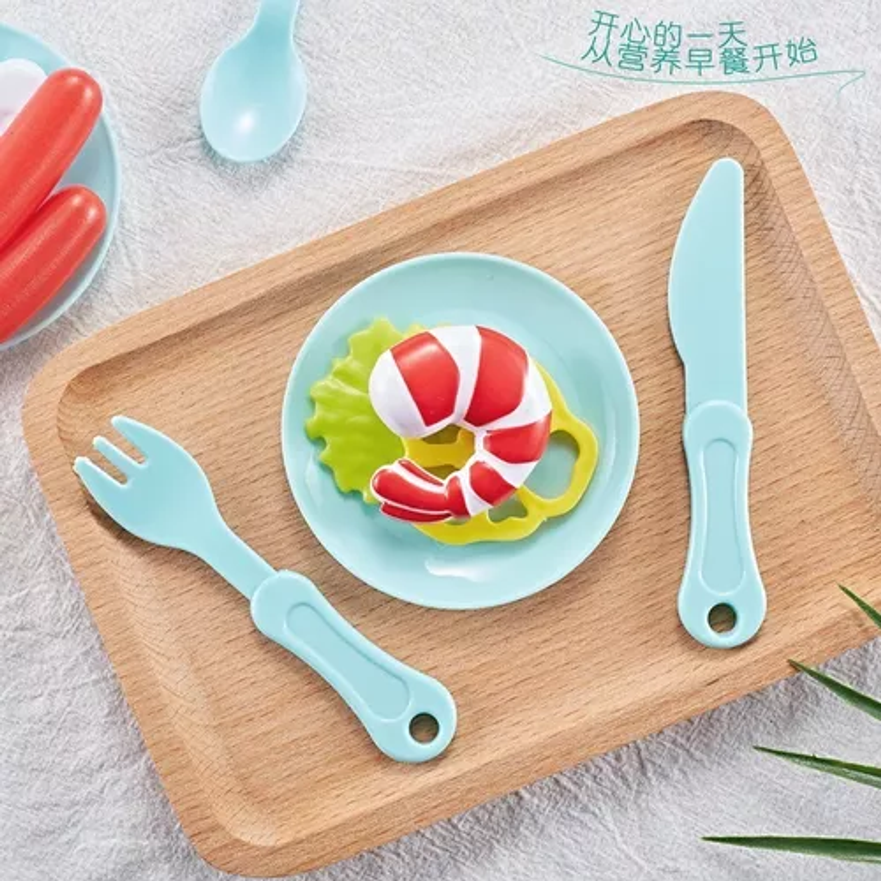 Cocina para niños con Luces, Sonido Didáctico 42p - Azul 4