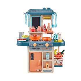 Cocina para niños con Luces, Sonido Didáctico 42p - Azul