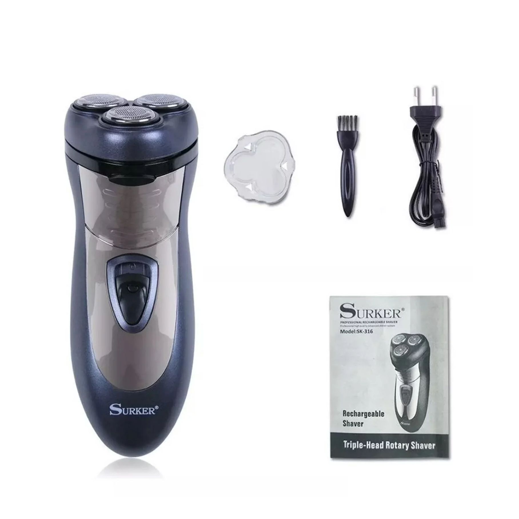 Máquina De Afeitar Barba Recargable Inalámbrica 1