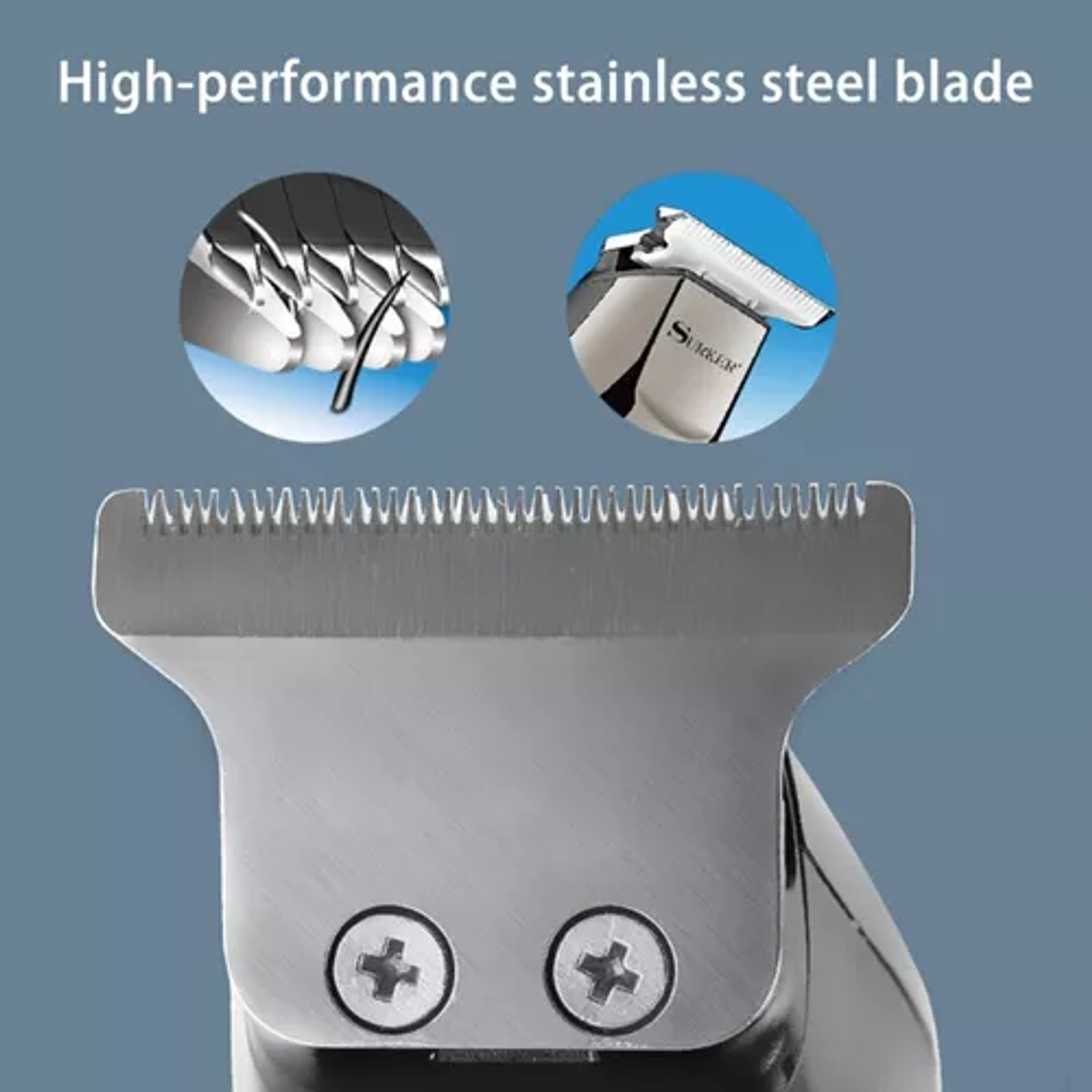 Maquina Afeitadora Rasuradora Digital Inalámbrica Recargable 5