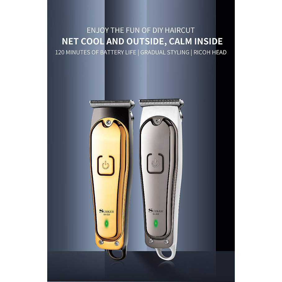 Cortadora Pofesional  de Pelo para Hombre, Recortadora eléctrica para Barba 7