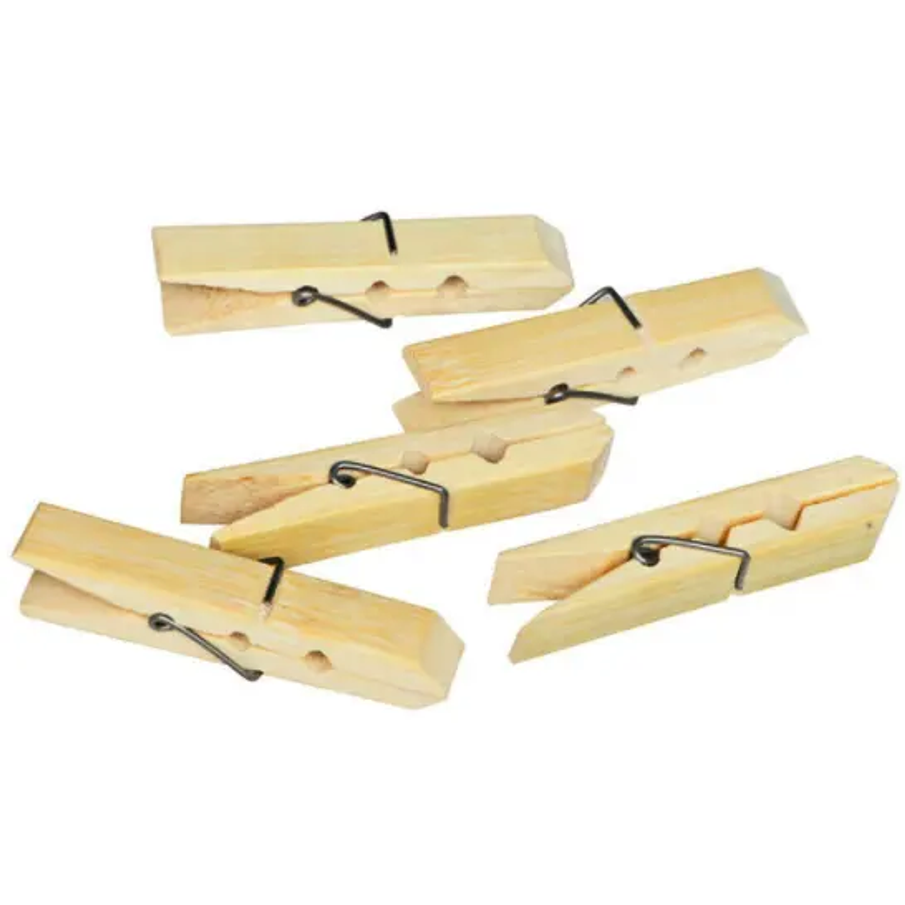 20 Perro Ropa Bambú Pinzas Tenazas Colgadores Lavandería 4