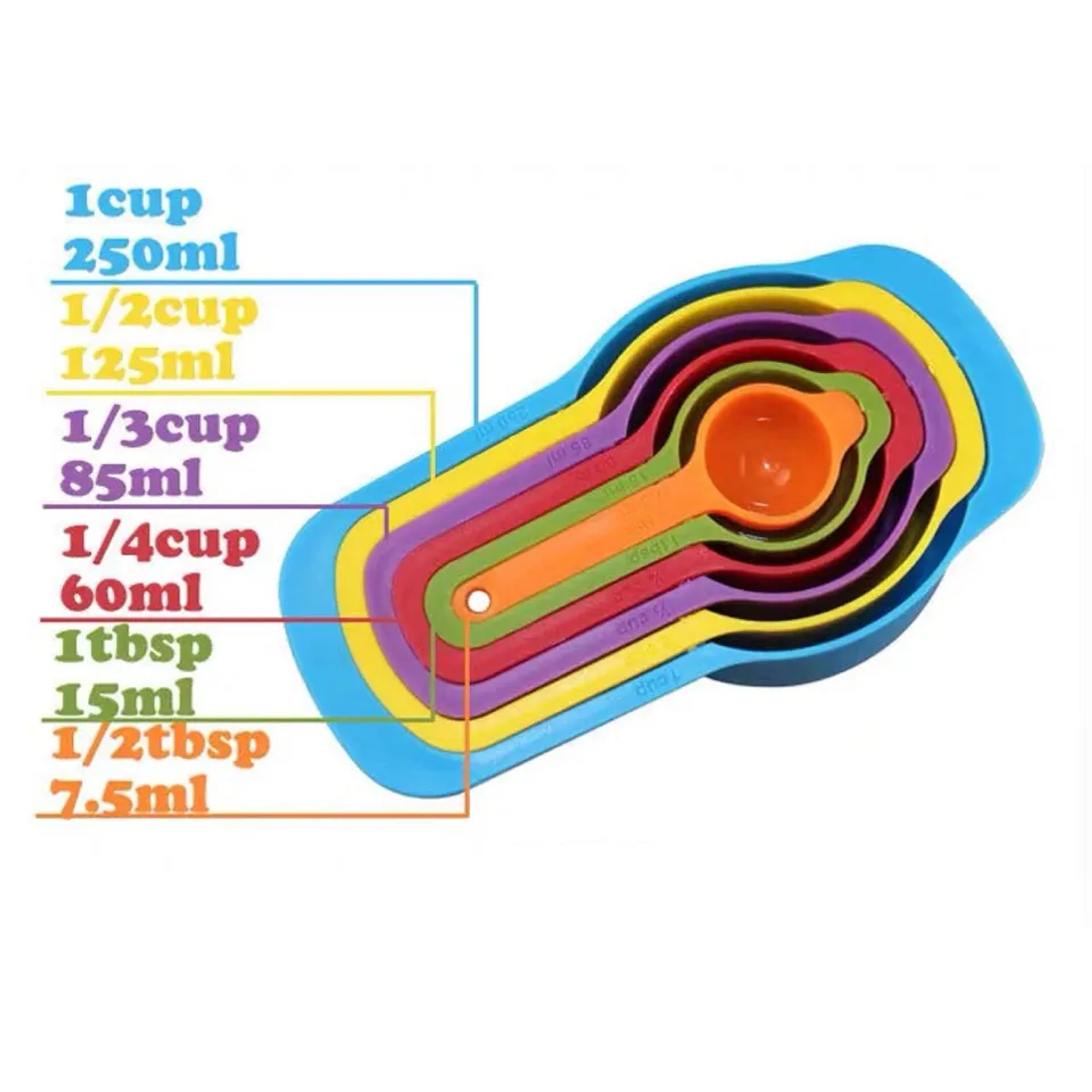 Set de Cucharas Medidoras para Preparación de Alimentos (6 unidades) 3