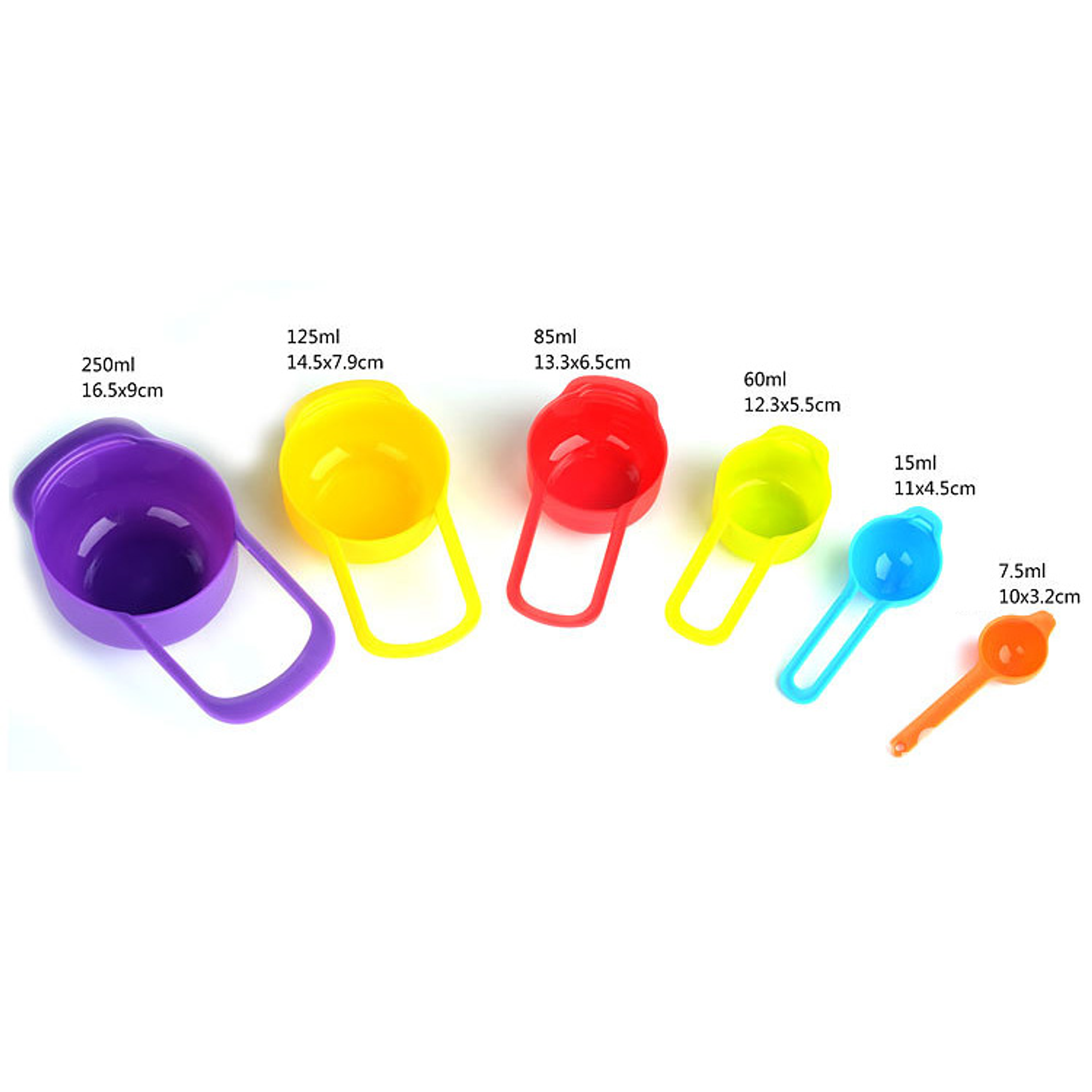 Set de Cucharas Medidoras para Preparación de Alimentos (6 unidades) 4