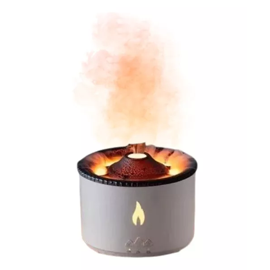 Humidificador Difusor Purificador Volcan Erupcion + Esencias 1