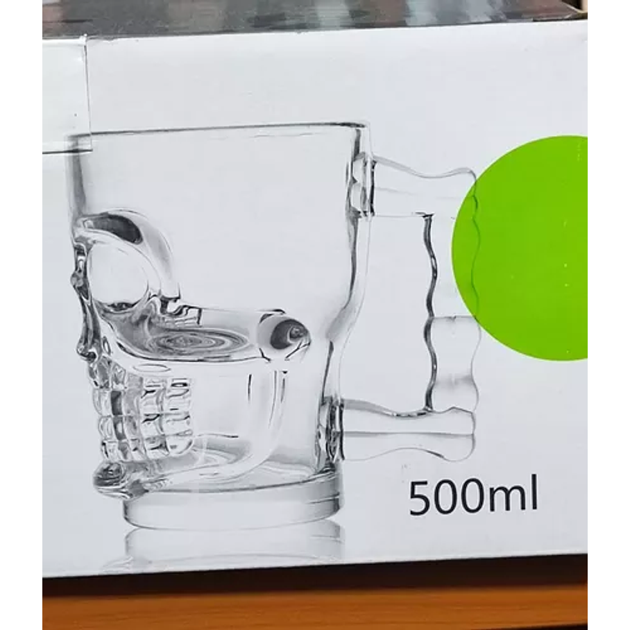 Vasos Cerveceros  Calavera 530 Cc Set 6 3