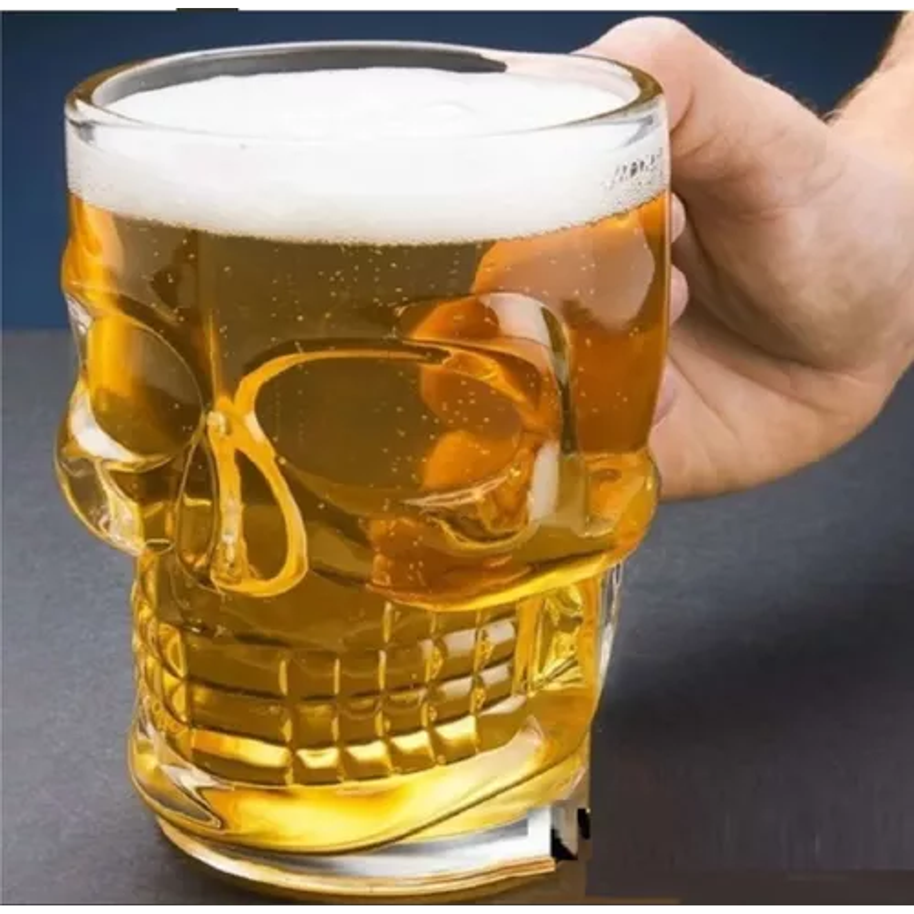 Vasos Cerveceros  Calavera 530 Cc Set 6 5