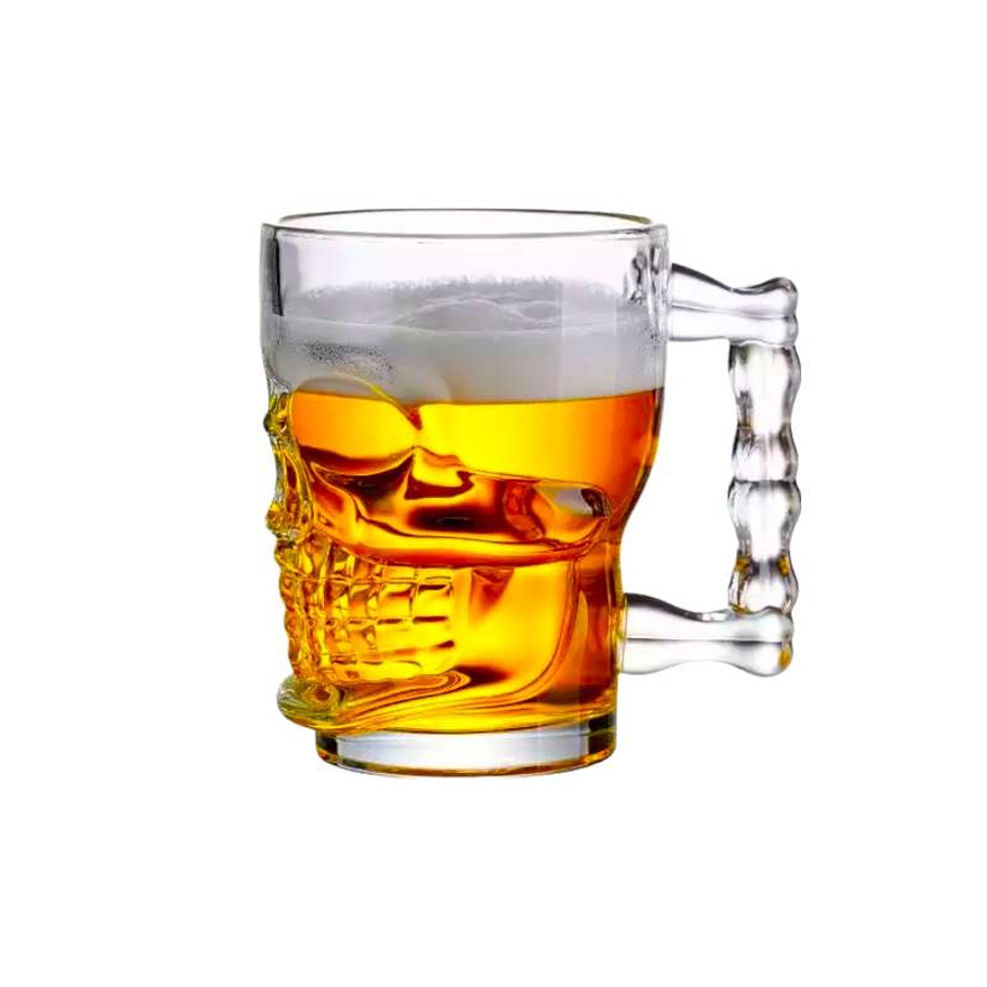 Vasos Cerveceros  Calavera 530 Cc Set 6 1