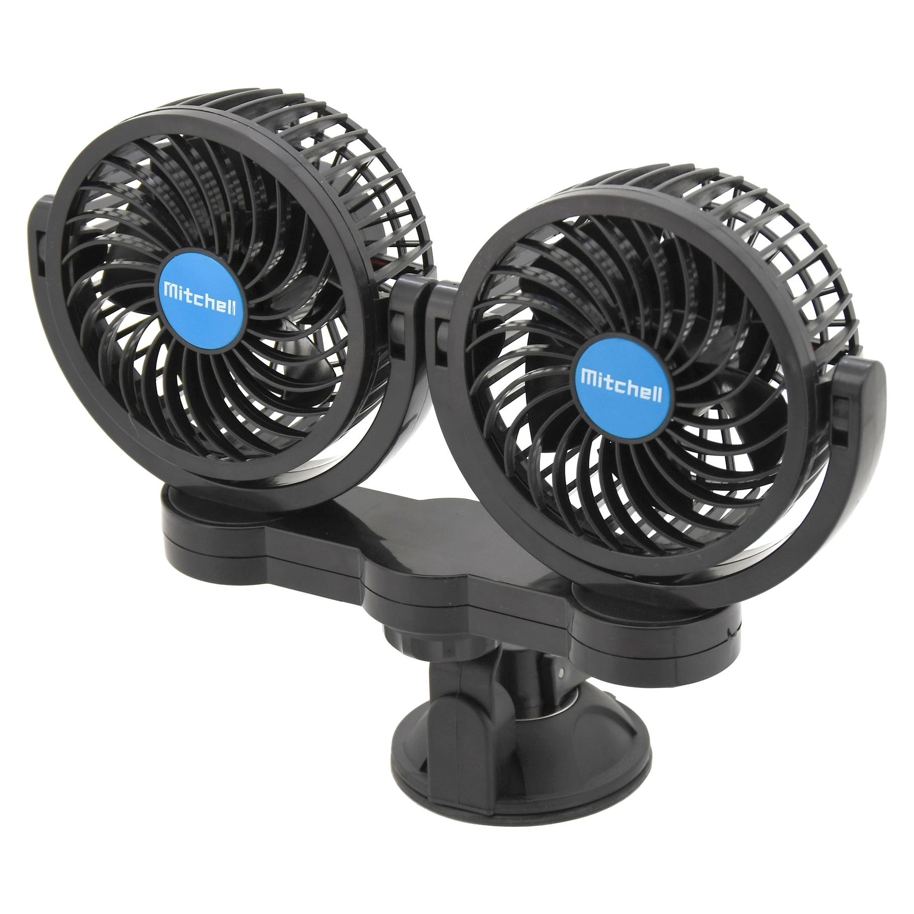 Ventilador De Automóvil Doble Turbo 12v 360º 2 Velocidades 2