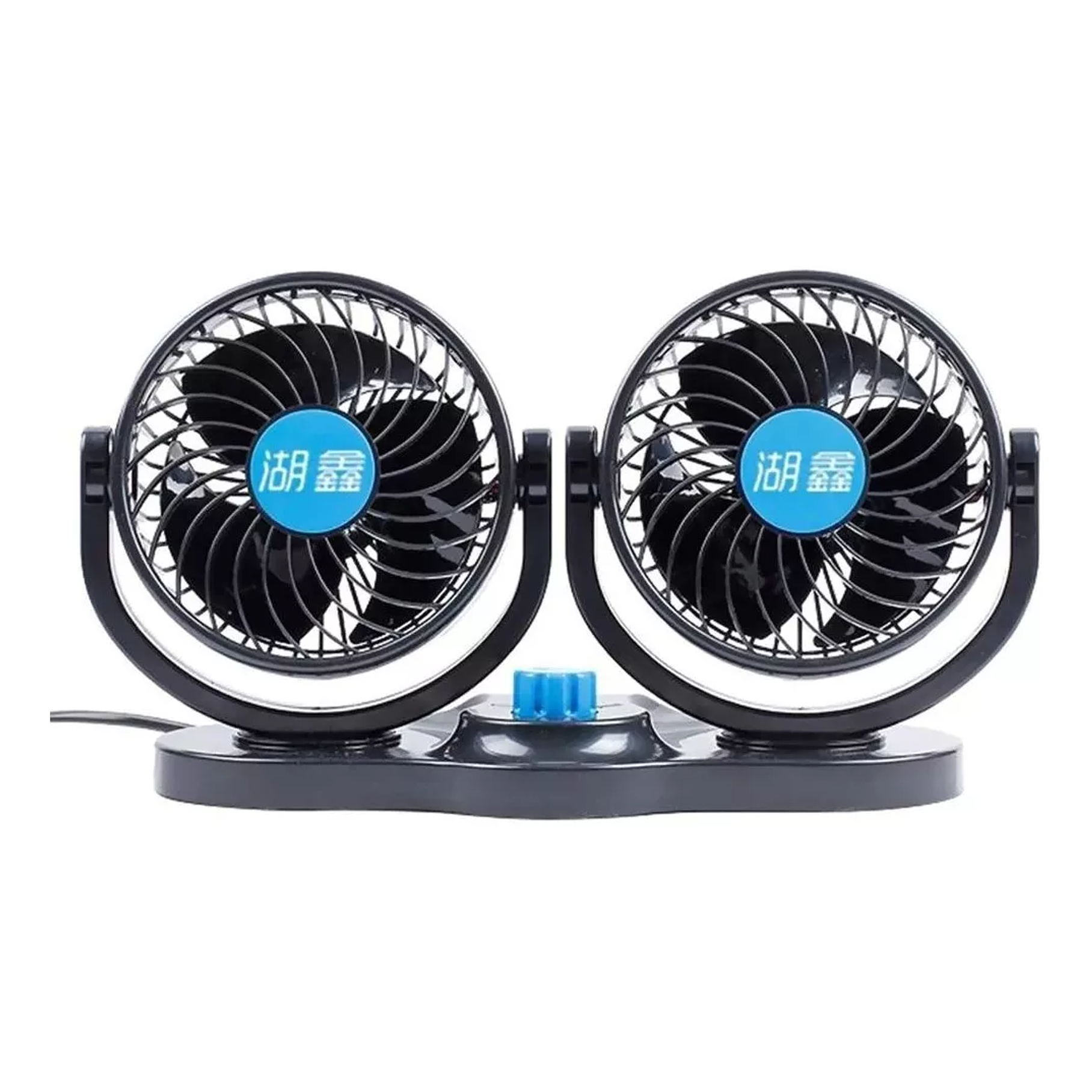 Ventilador De Automóvil Doble Turbo 12v 360º 2 Velocidades 1