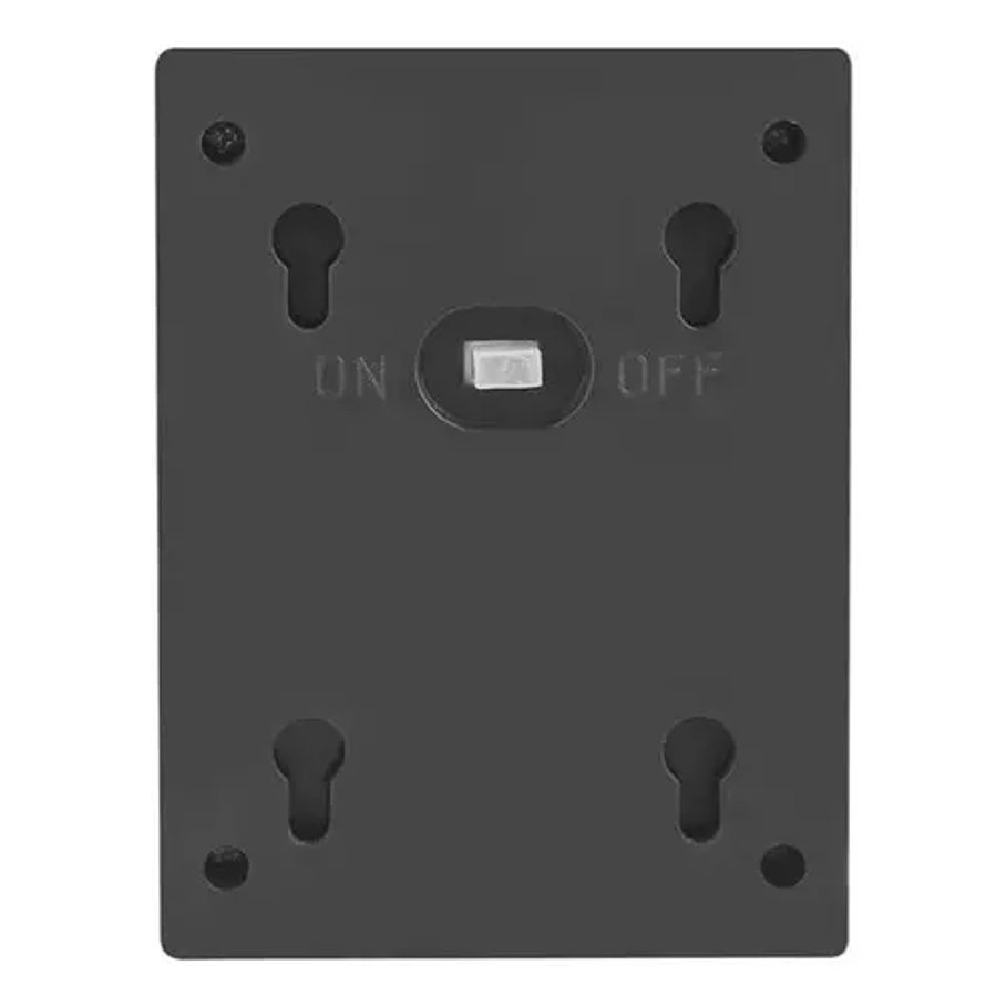 Pack X2 Aplique Led Exterior Resiste Impermeable Luz Cálida Color Negro 4