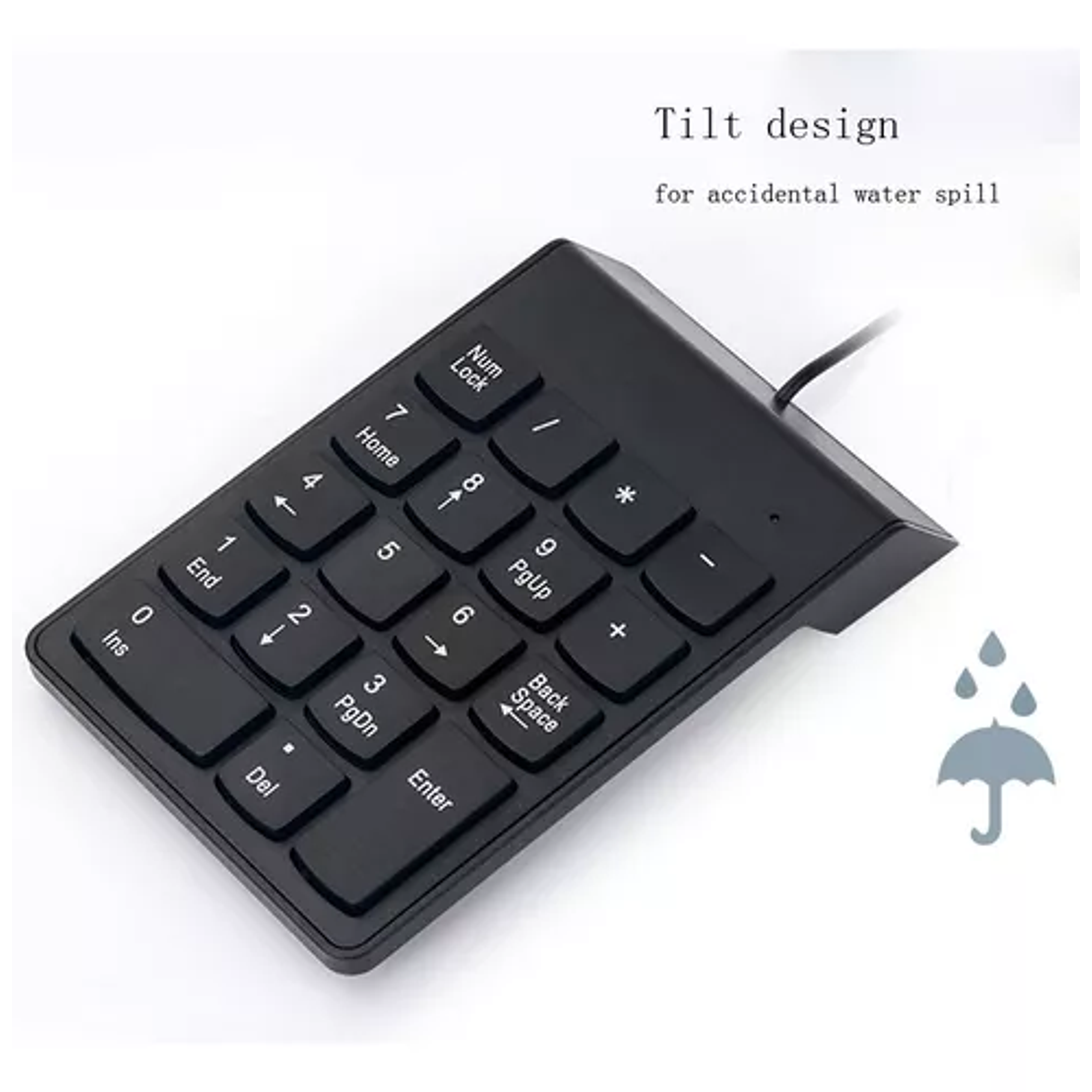 Teclado Numérico Usb Notebook Alámbrico Gk 4