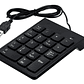 Teclado Numérico Usb Notebook Alámbrico Gk - Miniatura 1