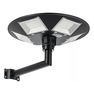 Foco Solar Led Ufo 500w Carcasa Negro Color Luz Fría Soporte