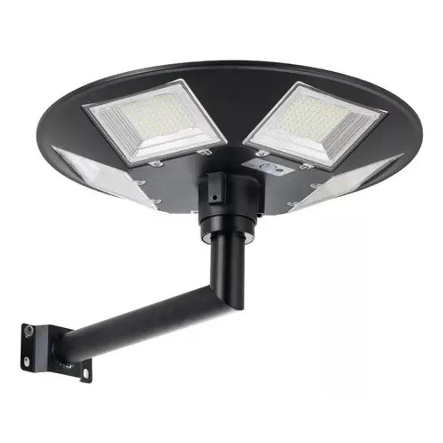 Foco Solar Led Ufo 500w Carcasa Negro Color Luz Fría Soporte 2