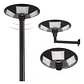 Foco Solar Led Ufo 500w Carcasa Negro Color Luz Fría Soporte - Miniatura 1