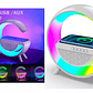 Cargador Inalambrico Parlante Bluetooth Lampara Usb Radio - Miniatura 4