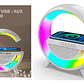 Cargador Inalambrico Parlante Bluetooth Lampara Usb Radio - Miniatura 2