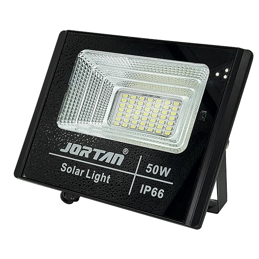 Foco Led Proyector Con Panel Solar 50w Control Remoto 2