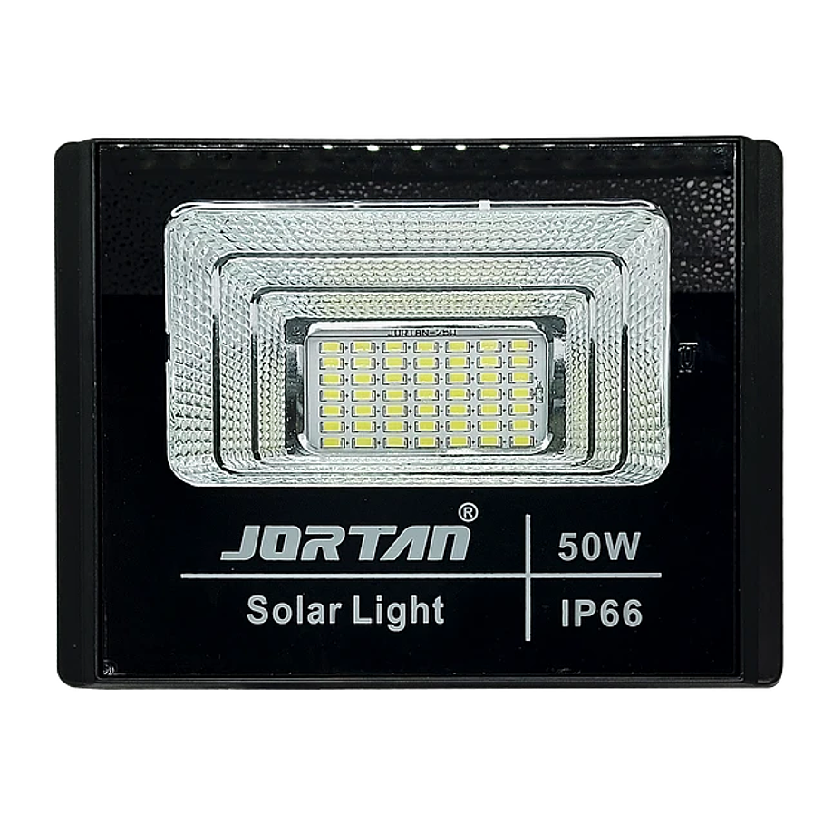 Foco Led Proyector Con Panel Solar 50w Control Remoto 4