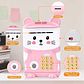Alcancía Gato Ahorro Automática Contraseña Sonido Y Huella Rosa - Miniatura 7