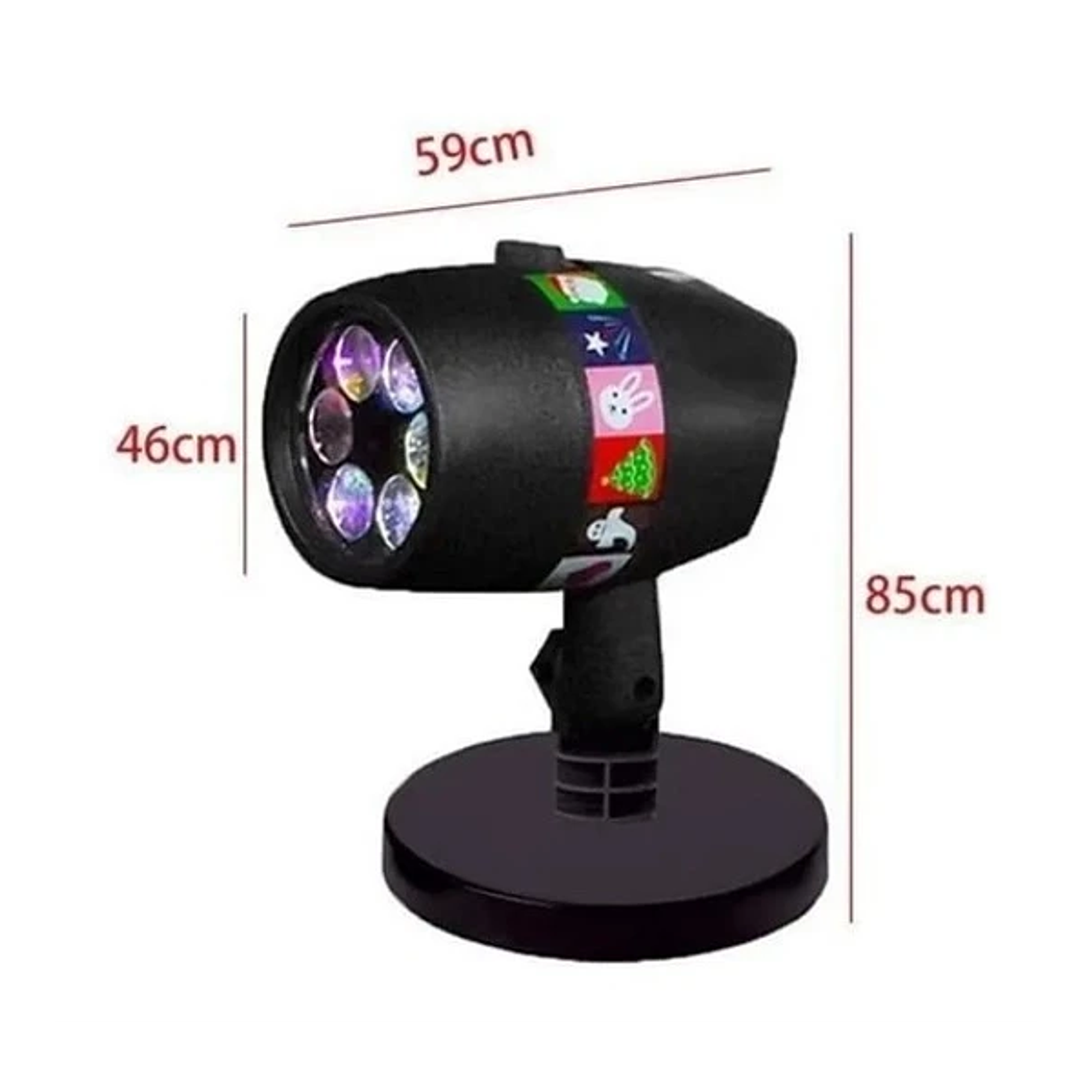 Proyector Luces Led Navidad Halloween Fiestas Electrico 3